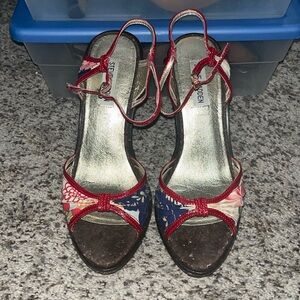 4” Cork Wedge Open Toe Steve Madden Heels